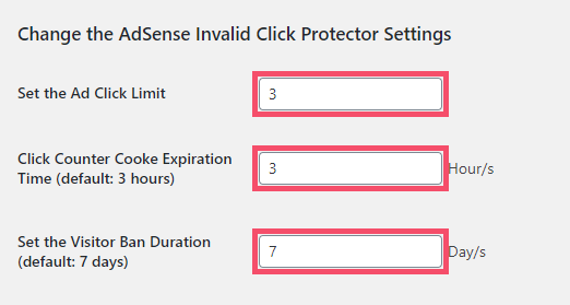 Ad Invalid Click Protectorのおすすめ設定方法。アドセンス狩り対策プラグイン 1-2-02